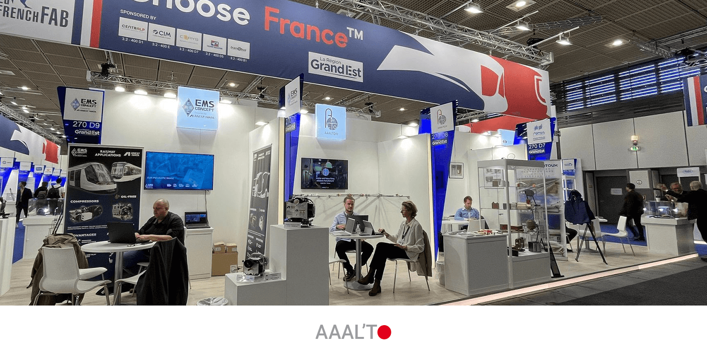 Stand AAAL'TO au Salon Innotrans 2022 - Pavillon France